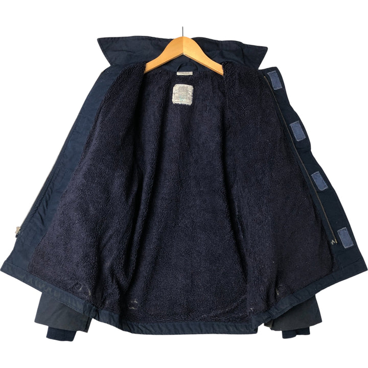 90'S US Military Aramid Deck Jacket, Made in USA, Medium (38-40), Men's Size M, Vintage Aramid navy blue type Vintage Second Hand