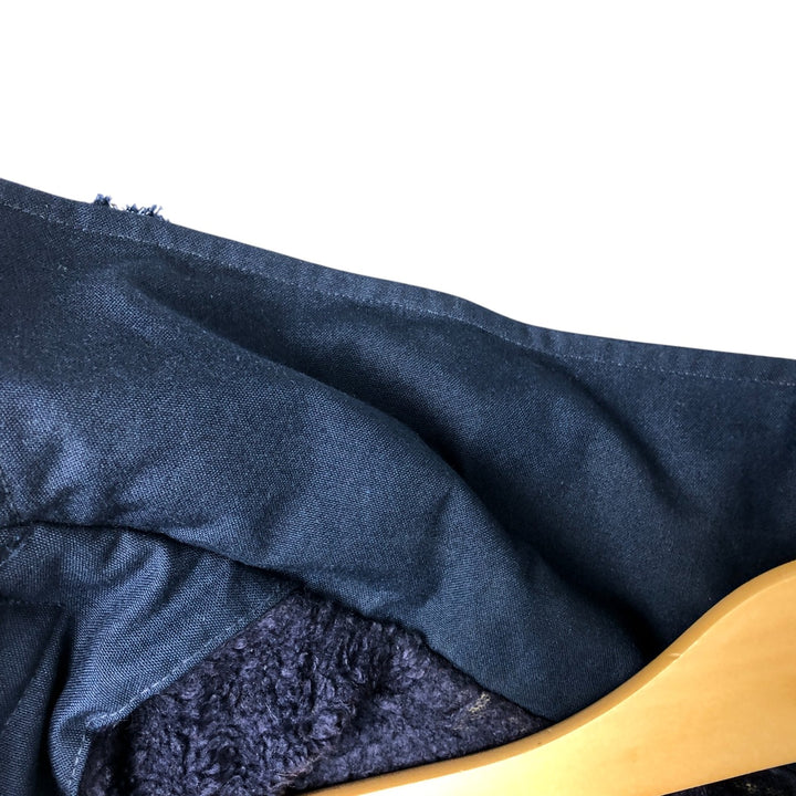 1990'S US Navy Aramid Deck Jacket, Made in USA, Size Medium (38-40), Men's M Aramid navy blue type Vintage Second Hand