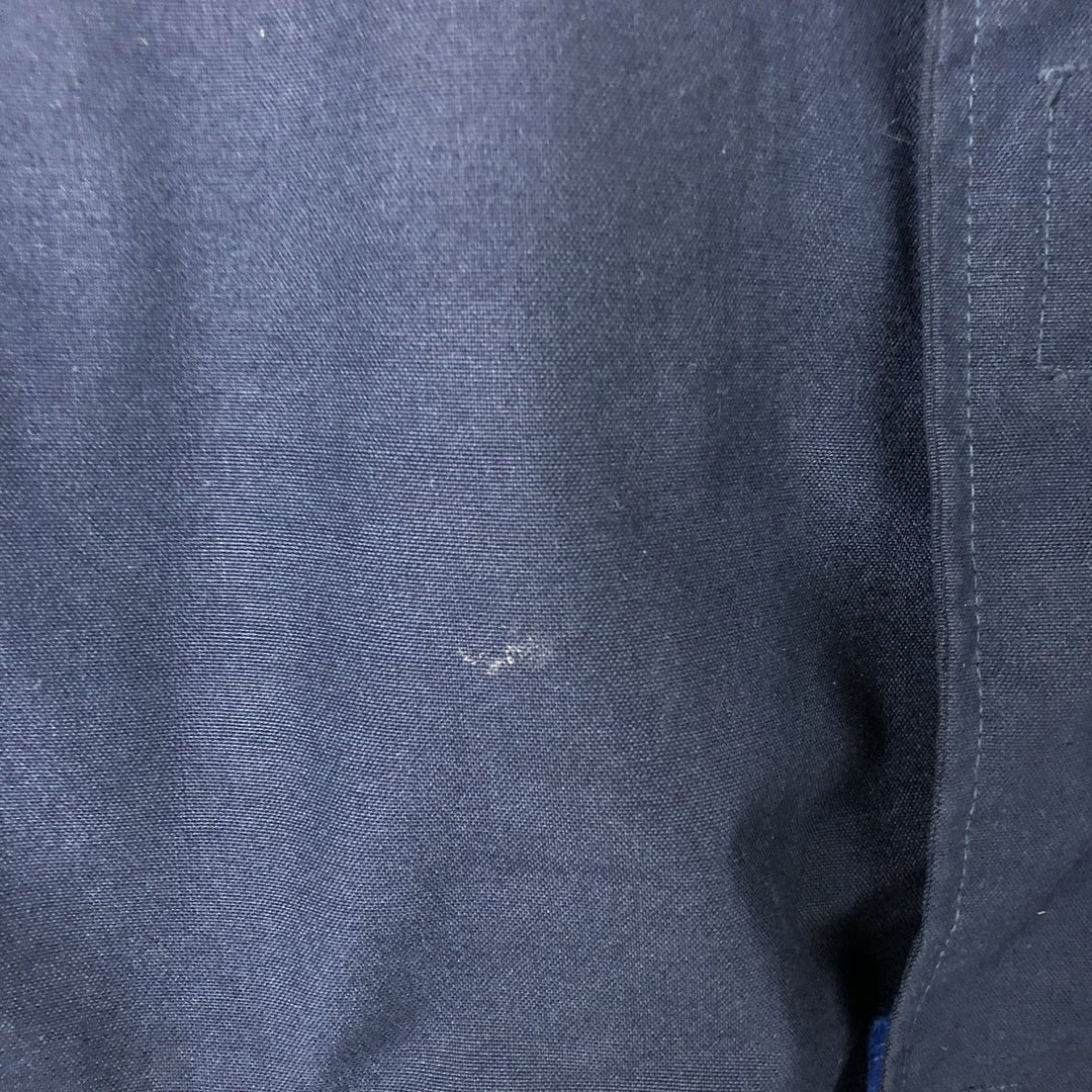 1990'S US Navy Aramid Deck Jacket, Made in USA, Size Medium (38-40), Men's M Aramid navy blue type Vintage Second Hand