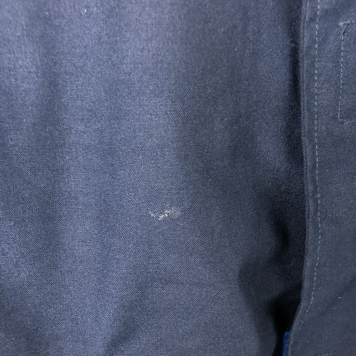 1990'S US Navy Aramid Deck Jacket, Made in USA, Size Medium (38-40), Men's M Aramid navy blue type Vintage Second Hand