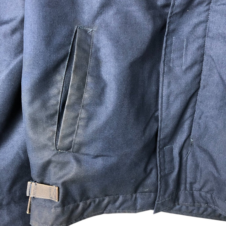 1990'S US Navy Aramid Deck Jacket, Made in USA, Size Medium (38-40), Men's M Aramid navy blue type Vintage Second Hand