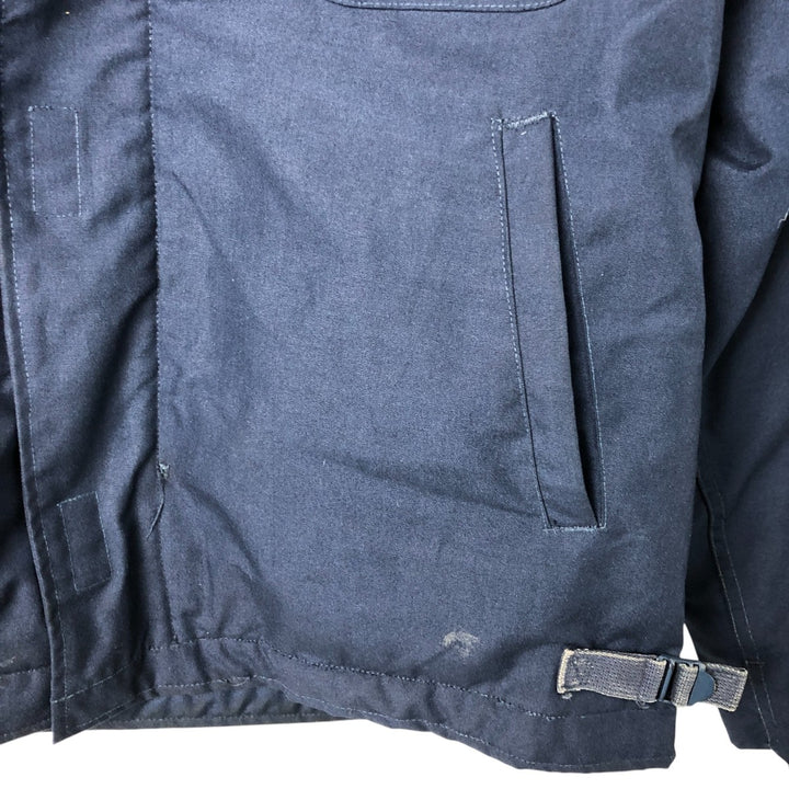 1990'S US Navy Aramid Deck Jacket, Made in USA, Size Medium (38-40), Men's M Aramid navy blue type Vintage Second Hand