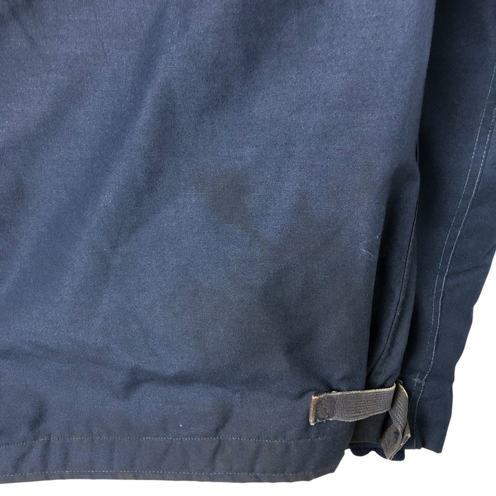 1990'S US Navy Aramid Deck Jacket, Made in USA, Size Medium (38-40), Men's M Aramid navy blue type Vintage Second Hand