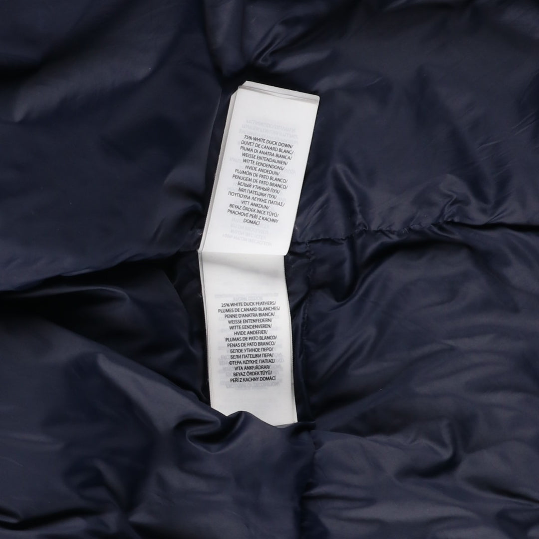 Ralph Lauren POLO SPORT Stars and Stripes Down Jacket, Men's Size Small Nylon blue type Vintage Second Hand