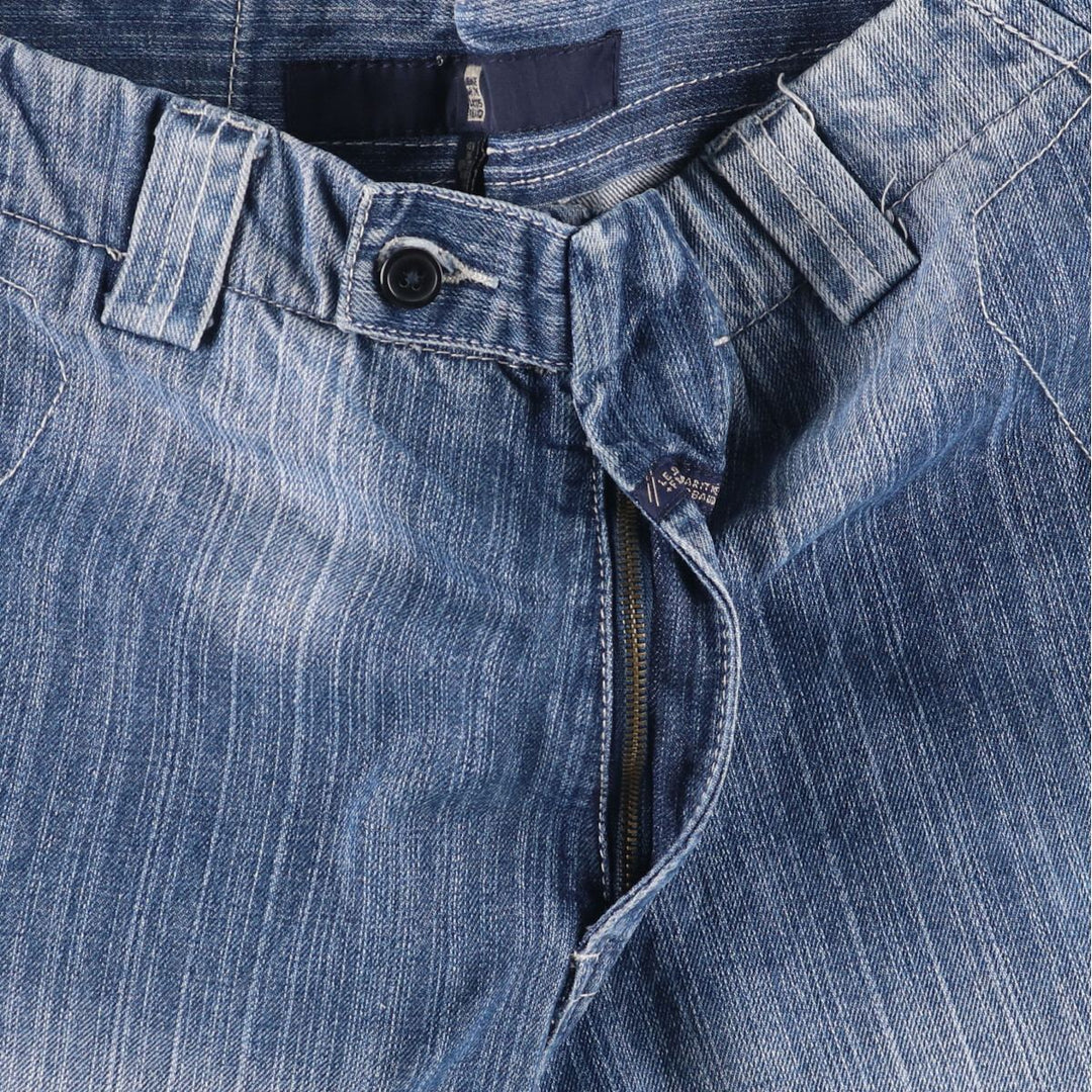 Marithe Francois Girbaud denim shorts, men's size W34 cotton blue type Vintage Second Hand