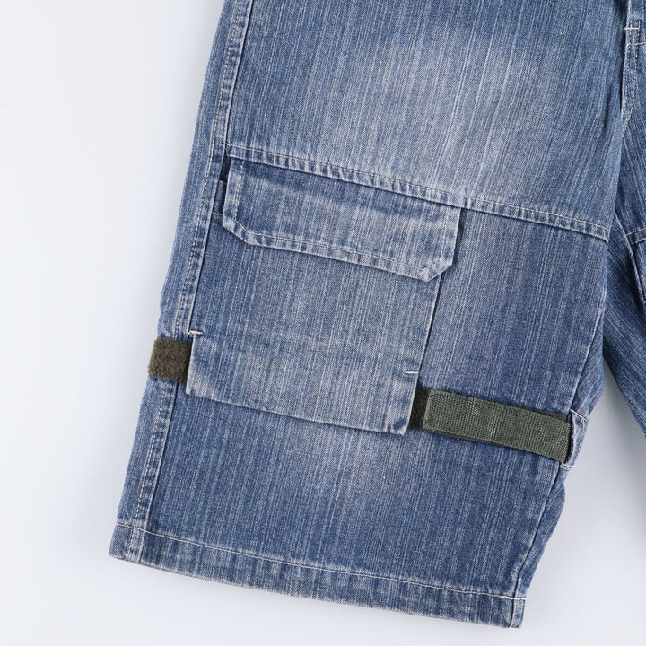 Marithe Francois Girbaud denim shorts, men's size W34 cotton blue type Vintage Second Hand