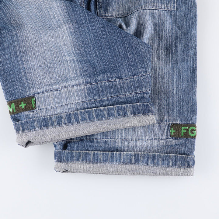 Marithe Francois Girbaud denim shorts, men's size W34 cotton blue type Vintage Second Hand