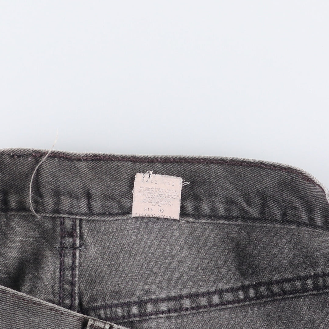 00'S Levi's 550 Relaxed Fit Black Denim Tapered Denim Pants Made in USA Men's W34 cotton black type Vintage Second Hand