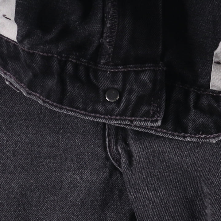 90'S Levi's 00550-0260 Relaxed Fit Tapered Leg Black Denim Pants, Made in USA, Men's Size 35 cotton black type Vintage Second Hand