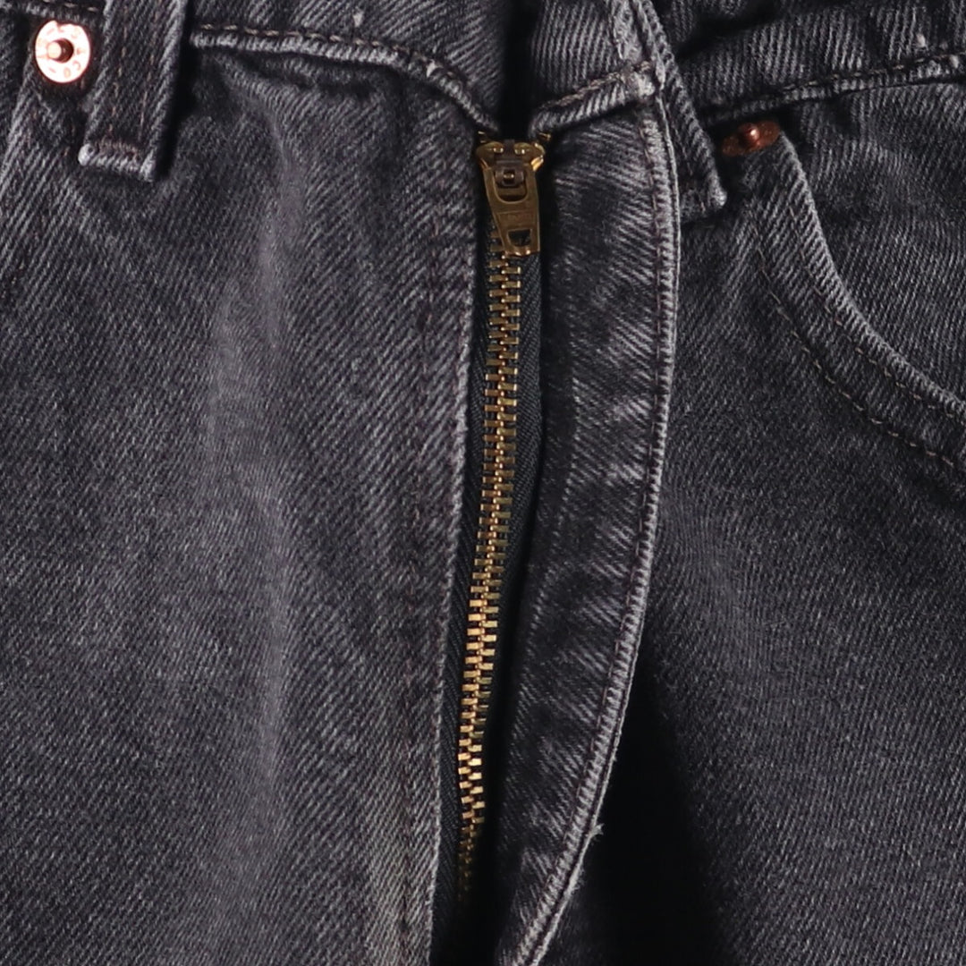 90'S Levi's 00550-0260 Relaxed Fit Black Denim Tapered Denim Pants, Made in the USA, Men's Size W31, Vintage cotton black type Vintage Second Hand