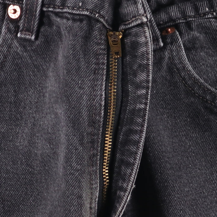 90'S Levi's 00550-0260 Relaxed Fit Black Denim Tapered Denim Pants, Made in the USA, Men's Size W31, Vintage cotton black type Vintage Second Hand