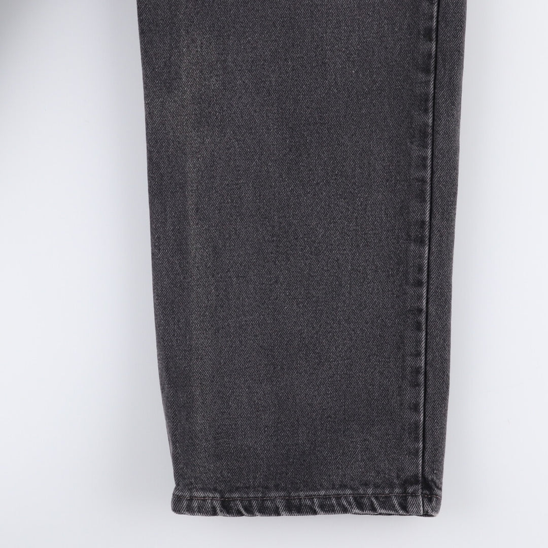 90'S Levi's 00550-0260 Relaxed Fit Black Denim Tapered Denim Pants, Made in the USA, Men's Size W31, Vintage cotton black type Vintage Second Hand
