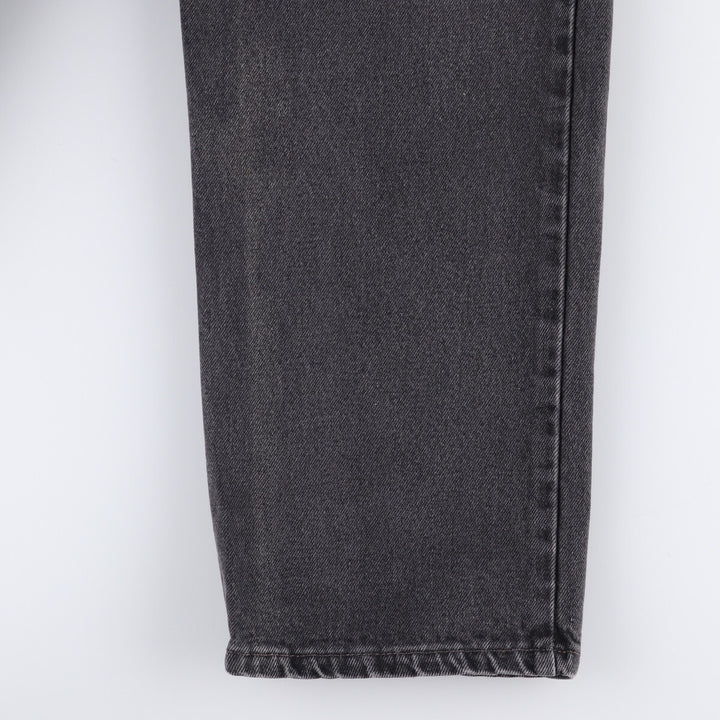 90'S Levi's 00550-0260 Relaxed Fit Black Denim Tapered Denim Pants, Made in the USA, Men's Size W31, Vintage cotton black type Vintage Second Hand