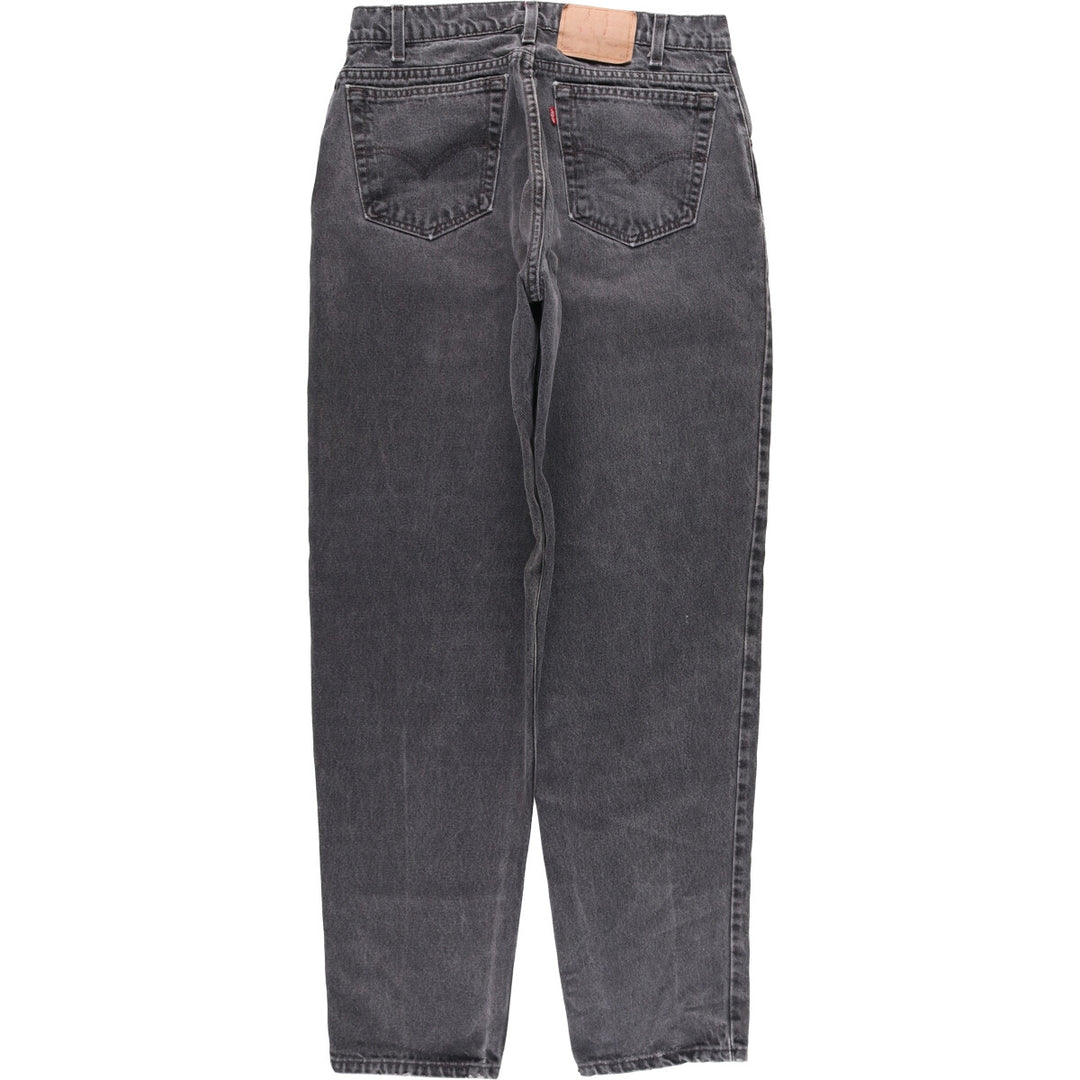 Levi's 560 Loose Fit Tapered Leg Black Denim Pants, Men's Size 33 unclear black type Vintage Second Hand