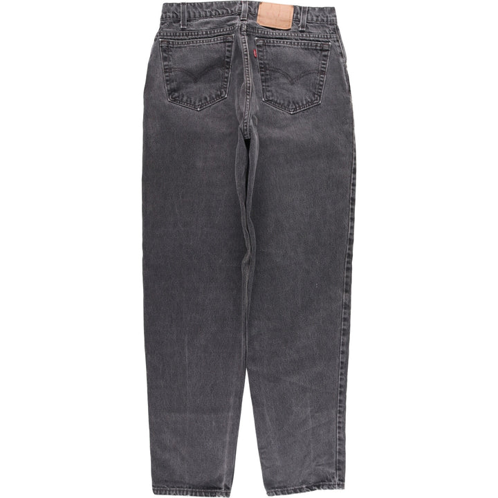 Levi's 560 Loose Fit Tapered Leg Black Denim Pants, Men's Size 33 unclear black type Vintage Second Hand
