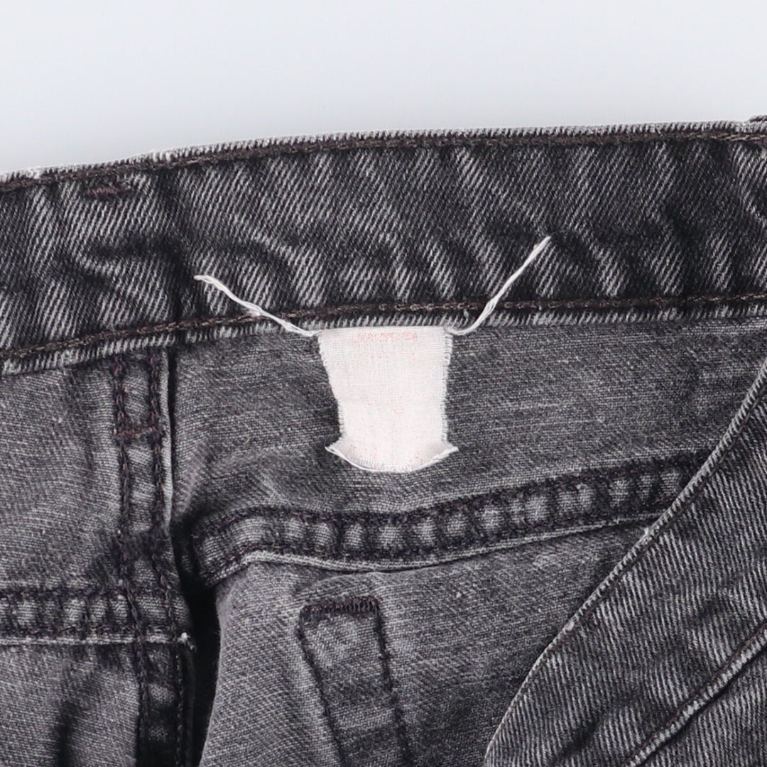 Levi's 560 Loose Fit Tapered Leg Black Denim Pants, Men's Size 33 unclear black type Vintage Second Hand