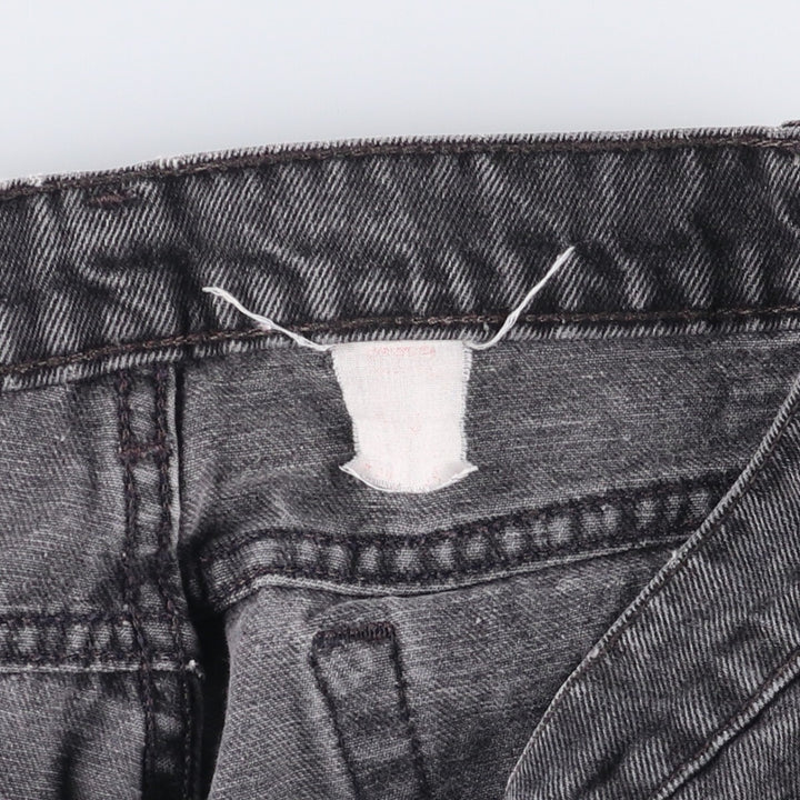 Levi's 560 Loose Fit Tapered Leg Black Denim Pants, Men's Size 33 unclear black type Vintage Second Hand