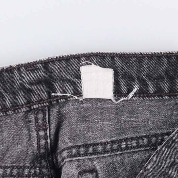 Levi's 560 Loose Fit Tapered Leg Black Denim Pants, Men's Size 33 unclear black type Vintage Second Hand