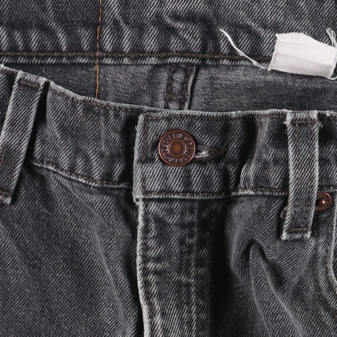 Levi's 560 Loose Fit Tapered Leg Black Denim Pants, Men's Size 33 unclear black type Vintage Second Hand