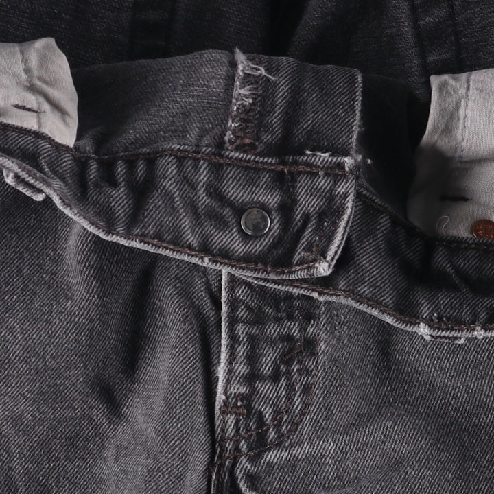 Levi's 560 Loose Fit Tapered Leg Black Denim Pants, Men's Size 33 unclear black type Vintage Second Hand