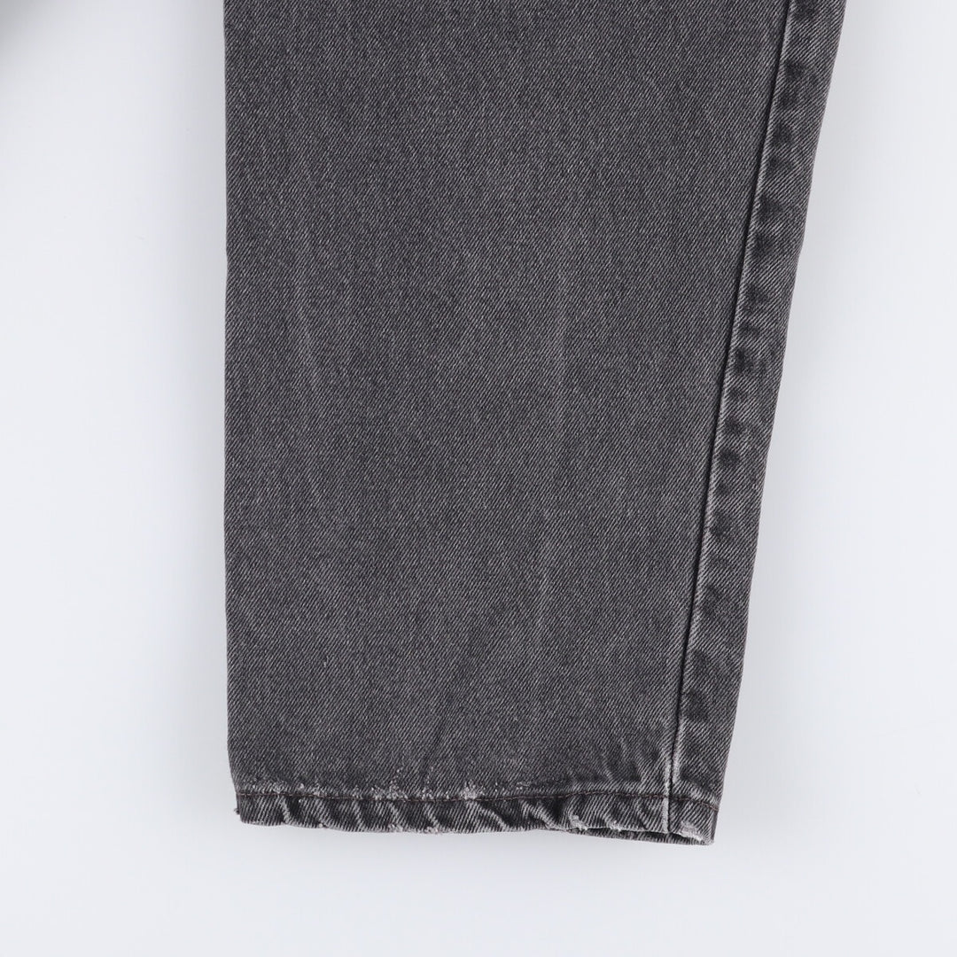 Levi's 560 Loose Fit Tapered Leg Black Denim Pants, Men's Size 33 unclear black type Vintage Second Hand