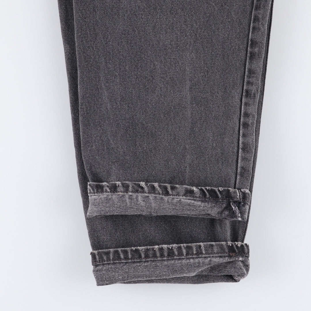 Levi's 560 Loose Fit Tapered Leg Black Denim Pants, Men's Size 33 unclear black type Vintage Second Hand