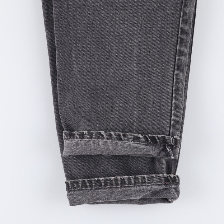 Levi's 560 Loose Fit Tapered Leg Black Denim Pants, Men's Size 33 unclear black type Vintage Second Hand