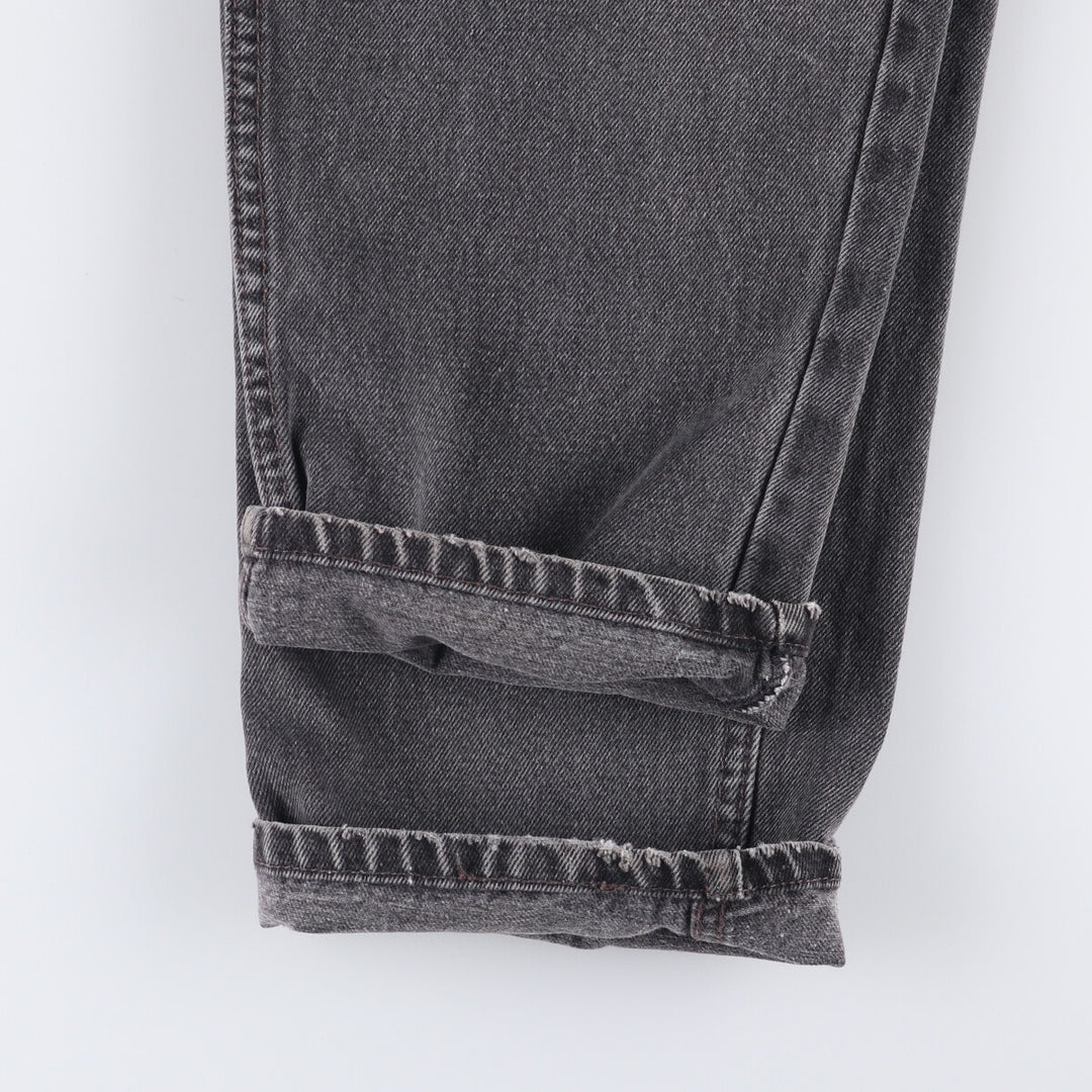 Levi's 560 Loose Fit Tapered Leg Black Denim Pants, Men's Size 33 unclear black type Vintage Second Hand