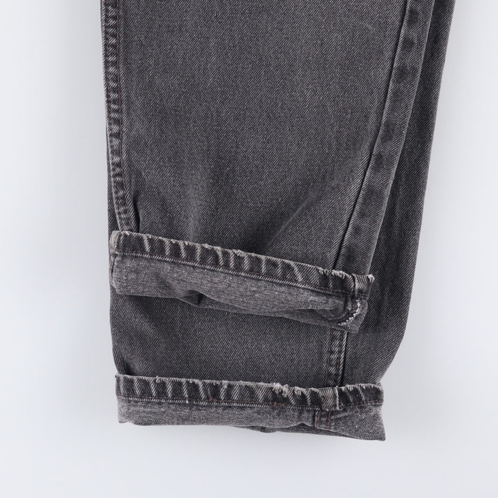 Levi's 560 Loose Fit Tapered Leg Black Denim Pants, Men's Size 33 unclear black type Vintage Second Hand