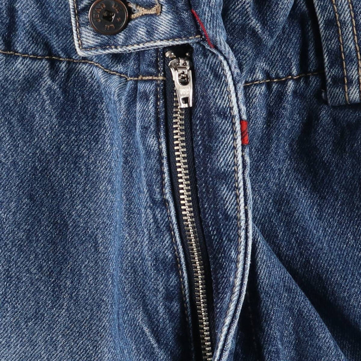 Marithe Francois Girbaud men's straight denim pants with tape, size W34 cotton blue type Vintage Second Hand