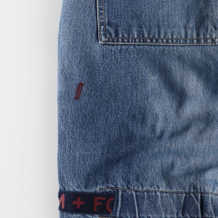 Marithe Francois Girbaud men's straight denim pants with tape, size W34 cotton blue type Vintage Second Hand