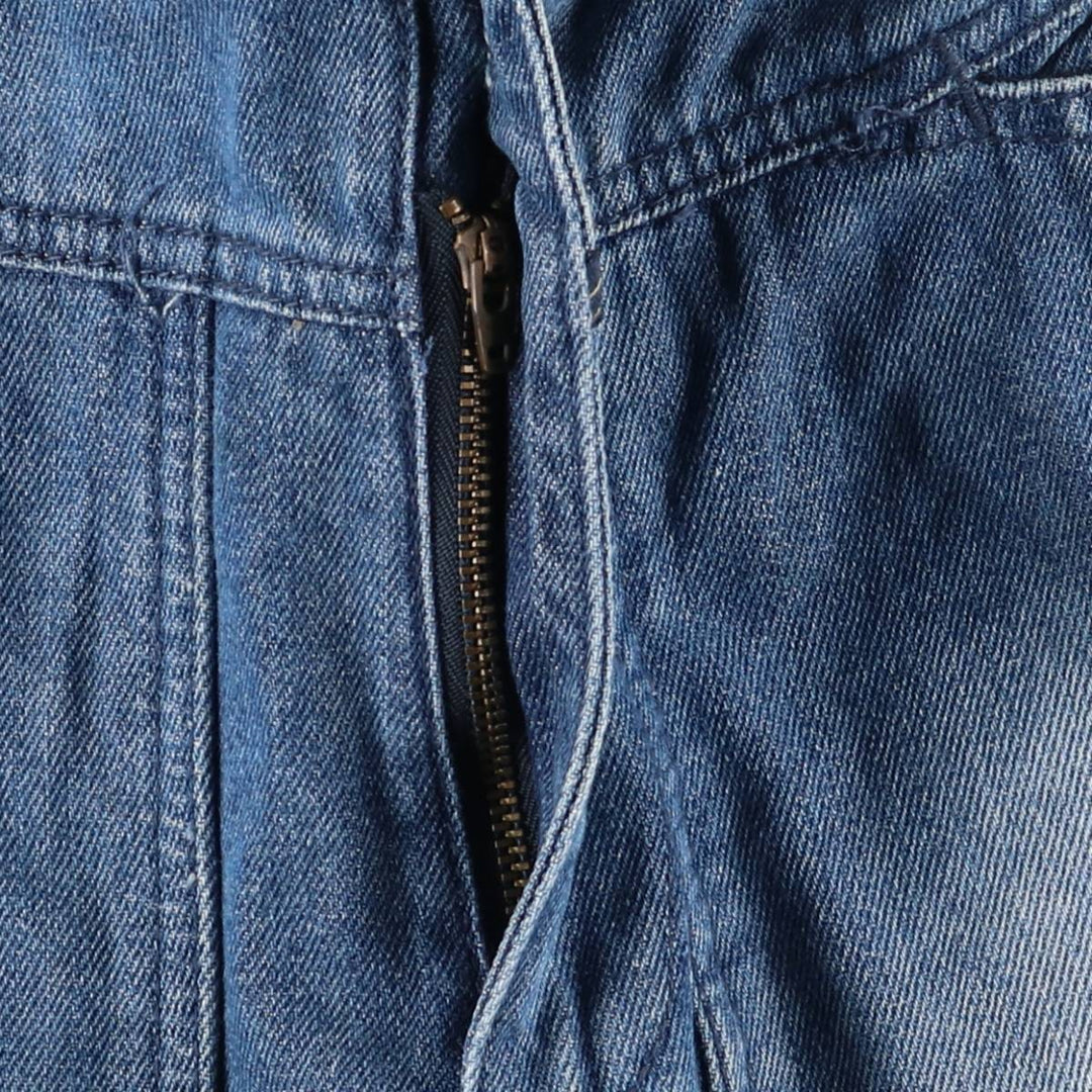 Marithe Francois Girbaud Men's Straight Denim Pants with Tape, Size W35 cotton blue type Vintage Second Hand