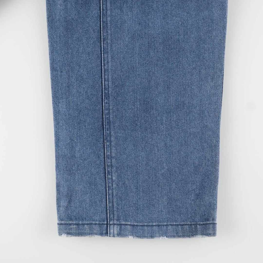 Marithe Francois Girbaud Men's Straight Denim Pants with Tape, Size W35 cotton blue type Vintage Second Hand