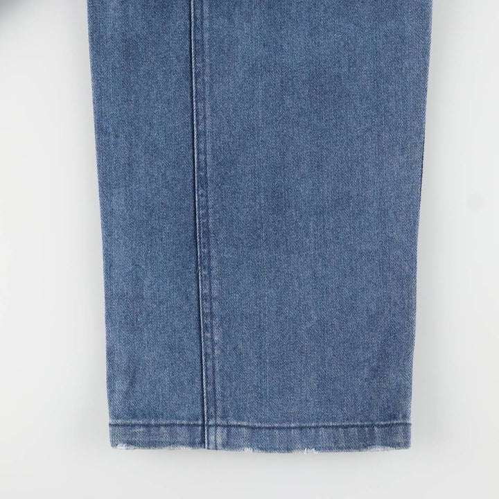 Marithe Francois Girbaud Men's Straight Denim Pants with Tape, Size W35 cotton blue type Vintage Second Hand