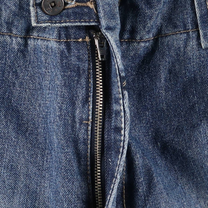 Marithe Francois Girbaud Men's Straight Denim Pants with Tape, Size W35 cotton blue type Vintage Second Hand