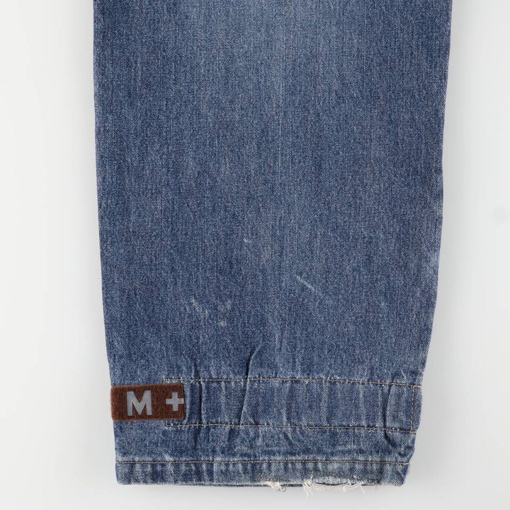 Marithe Francois Girbaud Men's Straight Denim Pants with Tape, Size W35 cotton blue type Vintage Second Hand