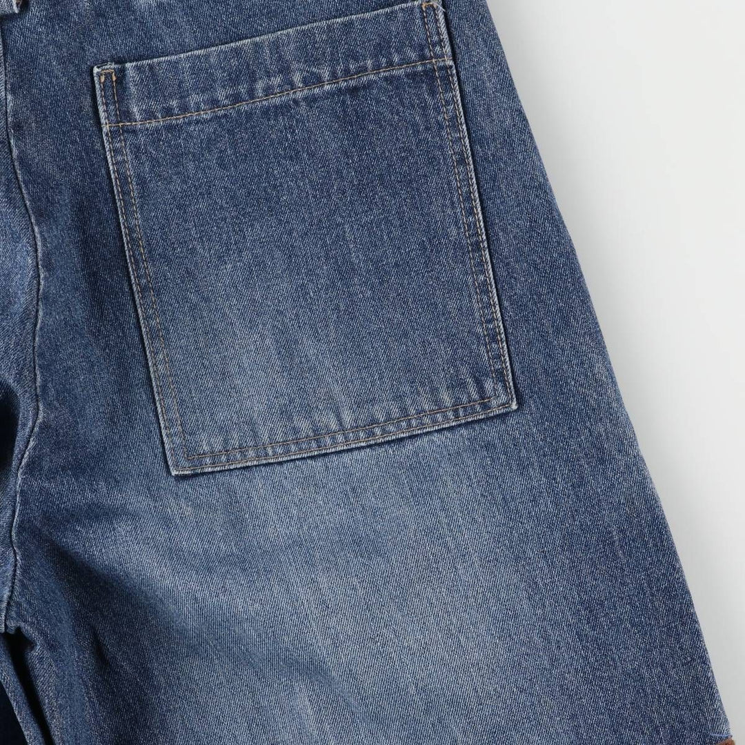 Marithe Francois Girbaud Men's Straight Denim Pants with Tape, Size W35 cotton blue type Vintage Second Hand