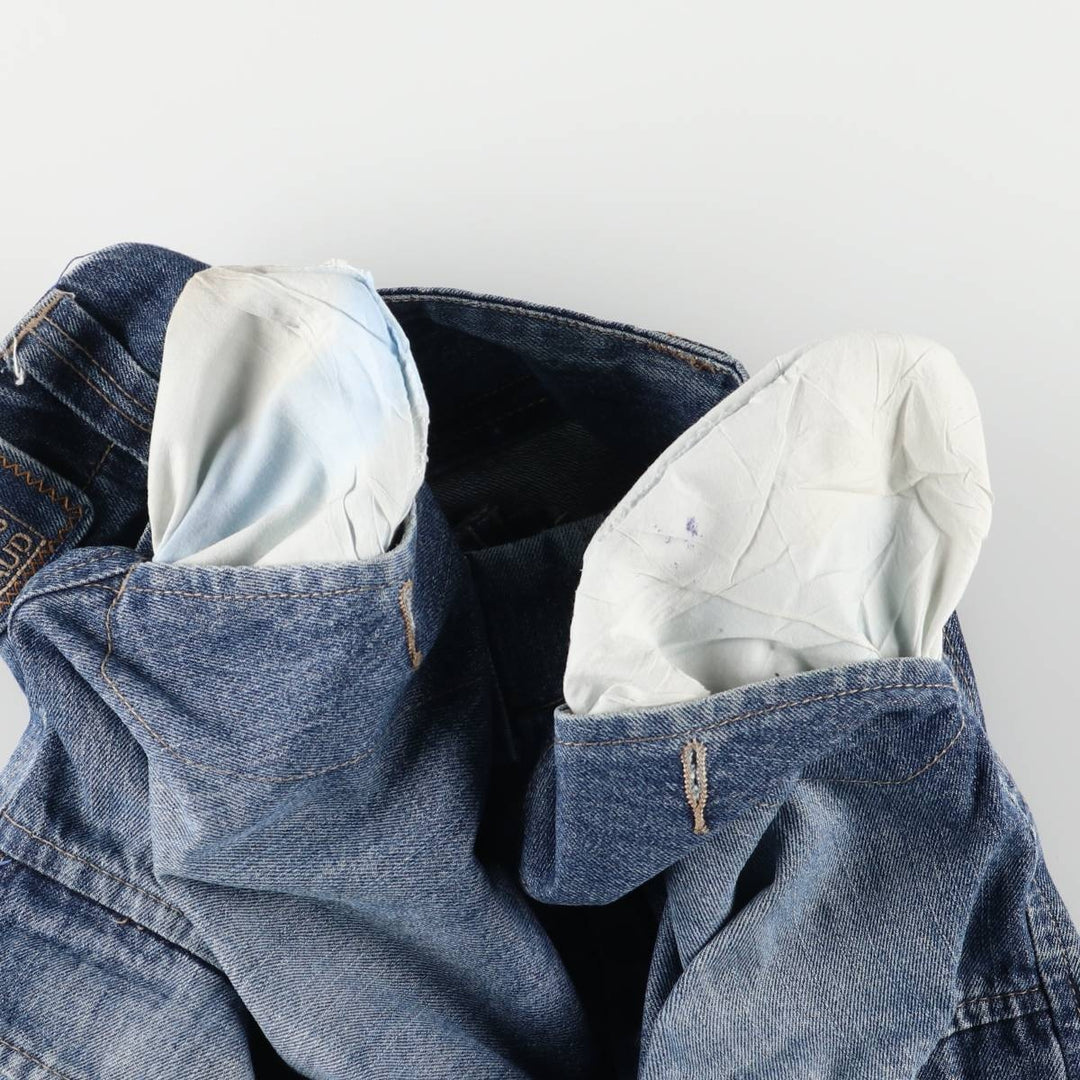 Marithe Francois Girbaud Men's Straight Denim Pants with Tape, Size W35 cotton blue type Vintage Second Hand