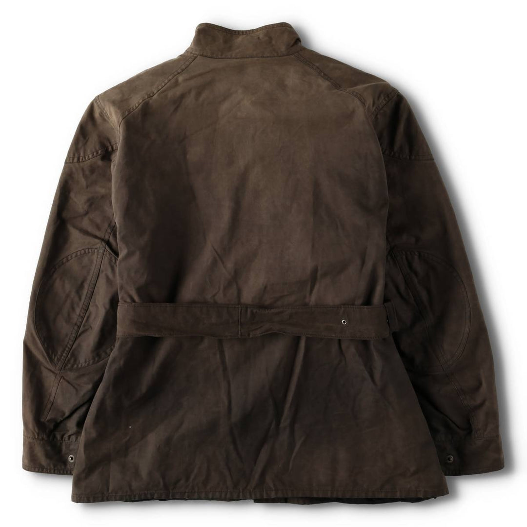 Belstaff Trialmaster GOLD LABEL Waxed Cotton Oiled Jacket, Made in England, Men's Size L unclear brown type Vintage Second Hand