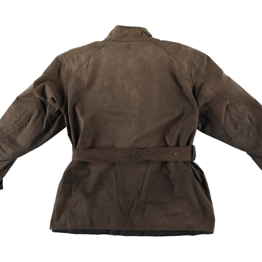 Belstaff Trialmaster GOLD LABEL Waxed Cotton Oiled Jacket, Made in England, Men's Size L unclear brown type Vintage Second Hand