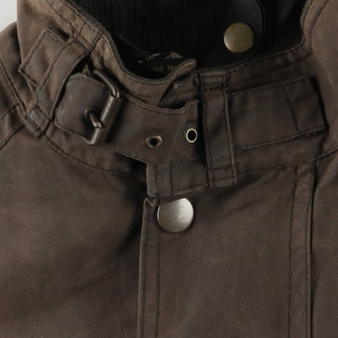 Belstaff Trialmaster GOLD LABEL Waxed Cotton Oiled Jacket, Made in England, Men's Size L unclear brown type Vintage Second Hand