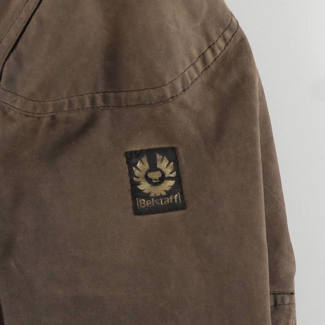 Belstaff Trialmaster GOLD LABEL Waxed Cotton Oiled Jacket, Made in England, Men's Size L unclear brown type Vintage Second Hand