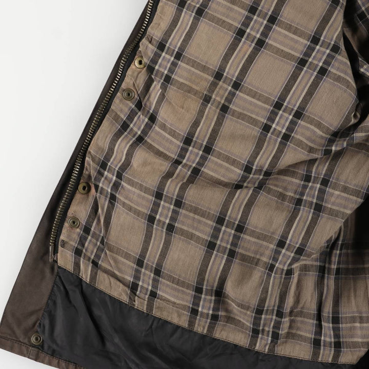 Belstaff Trialmaster GOLD LABEL Waxed Cotton Oiled Jacket, Made in England, Men's Size L unclear brown type Vintage Second Hand