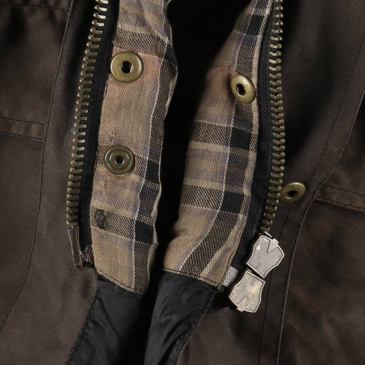 Belstaff Trialmaster GOLD LABEL Waxed Cotton Oiled Jacket, Made in England, Men's Size L unclear brown type Vintage Second Hand