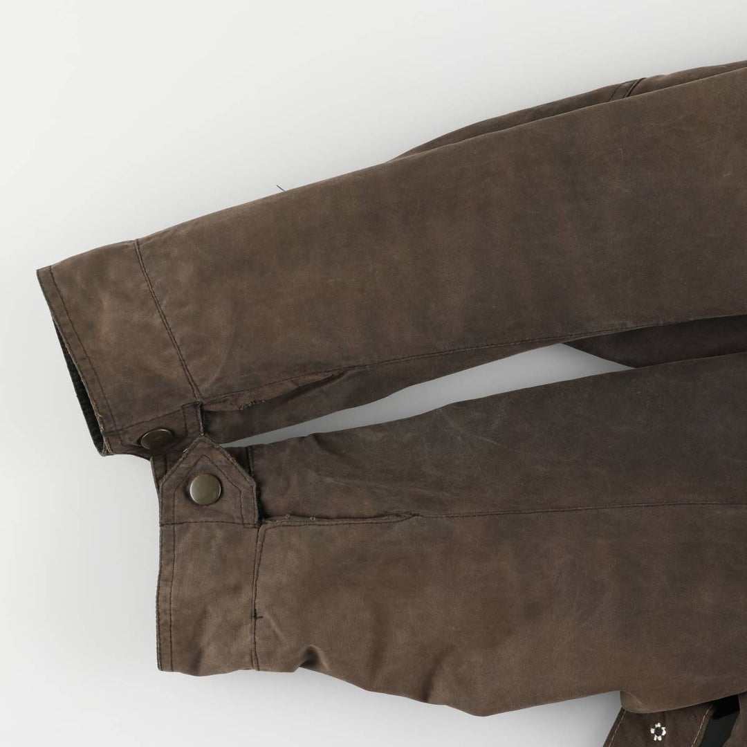 Belstaff Trialmaster GOLD LABEL Waxed Cotton Oiled Jacket, Made in England, Men's Size L unclear brown type Vintage Second Hand