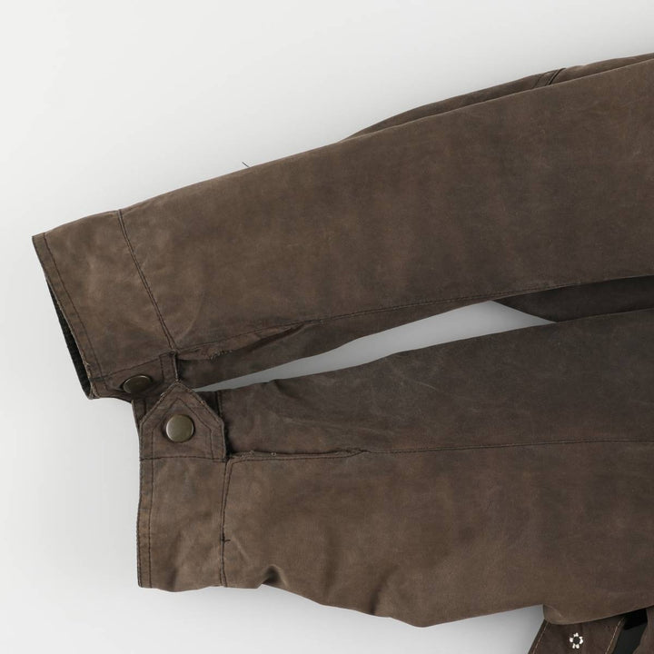 Belstaff Trialmaster GOLD LABEL Waxed Cotton Oiled Jacket, Made in England, Men's Size L unclear brown type Vintage Second Hand