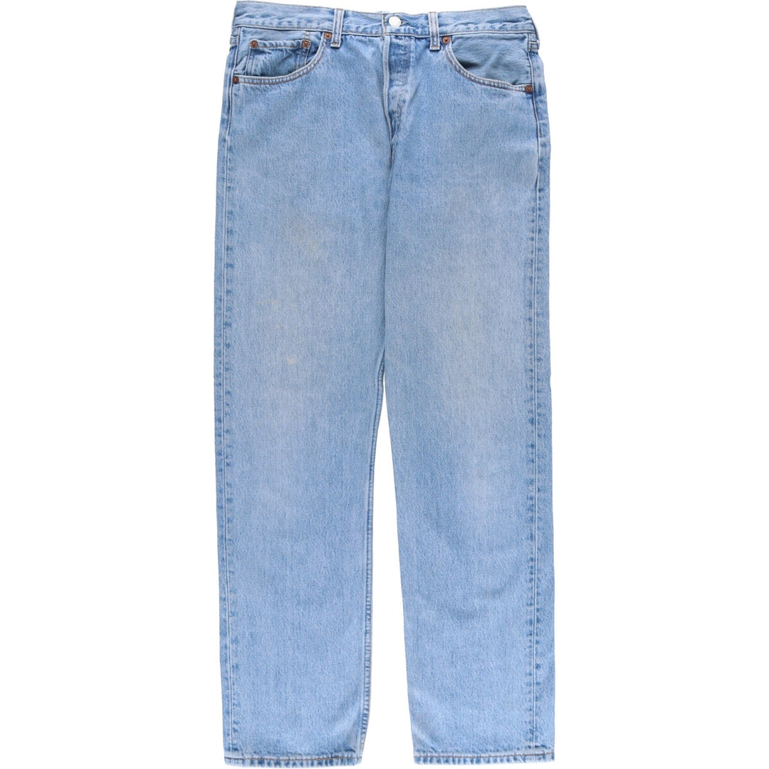 90'S Levi's 501-0193 Straight Denim Pants Made in USA Men's W34 Vintage cotton blue type Vintage Second Hand