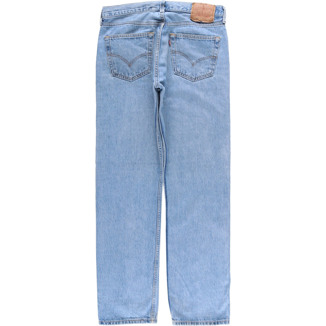 90'S Levi's 501-0193 Straight Denim Pants Made in USA Men's W34 Vintage cotton blue type Vintage Second Hand