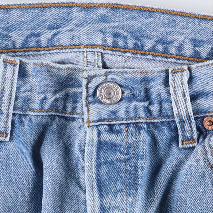 90'S Levi's 501-0193 Straight Denim Pants Made in USA Men's W34 Vintage cotton blue type Vintage Second Hand