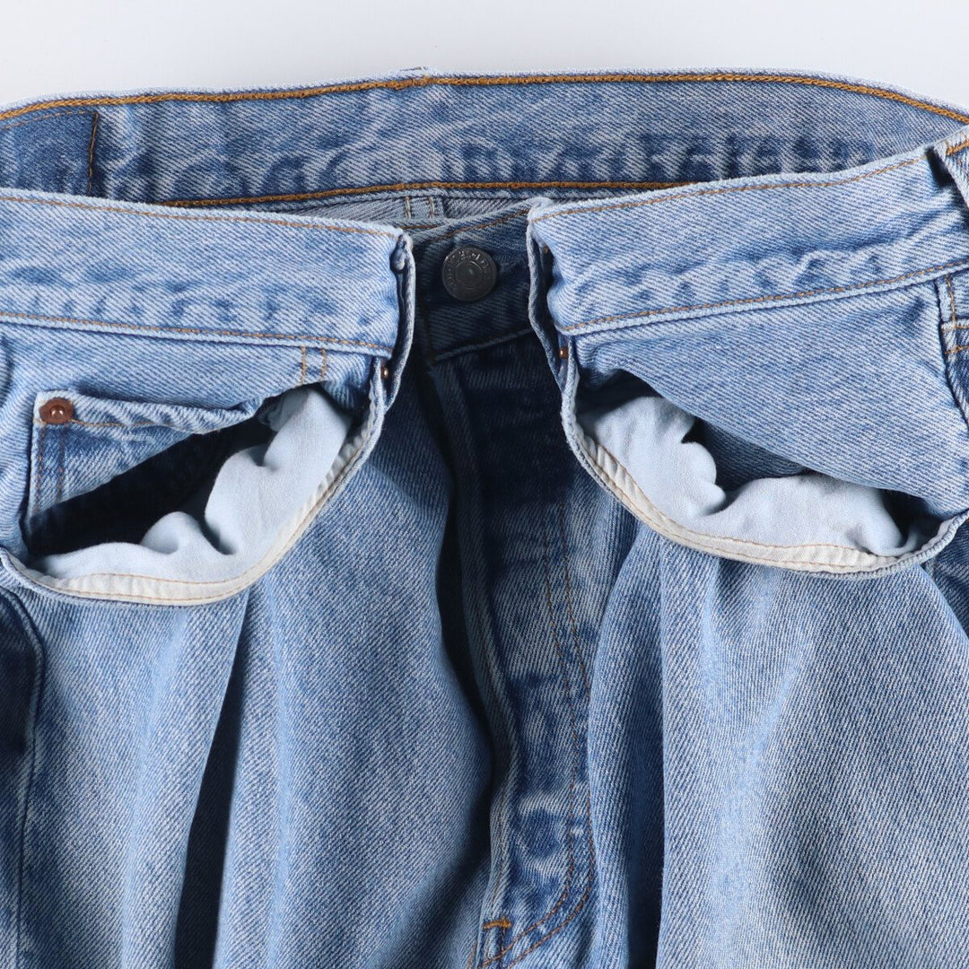 90'S Levi's 501-0193 Straight Denim Pants Made in USA Men's W34 Vintage cotton blue type Vintage Second Hand